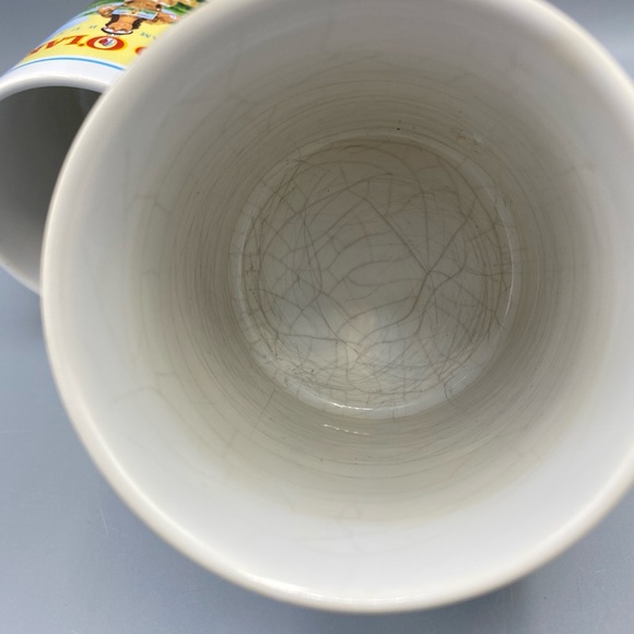 Land O Lakes Mug Vintage Coffee Tea Native American Maiden Retired Set Of 2 Flaw - Picture 5 of 8